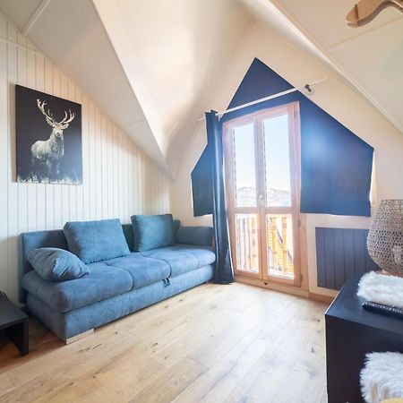 Апартаменты Le Cerf - Duplex Avec Superbe Vue Montagne Лез-Англь Экстерьер фото